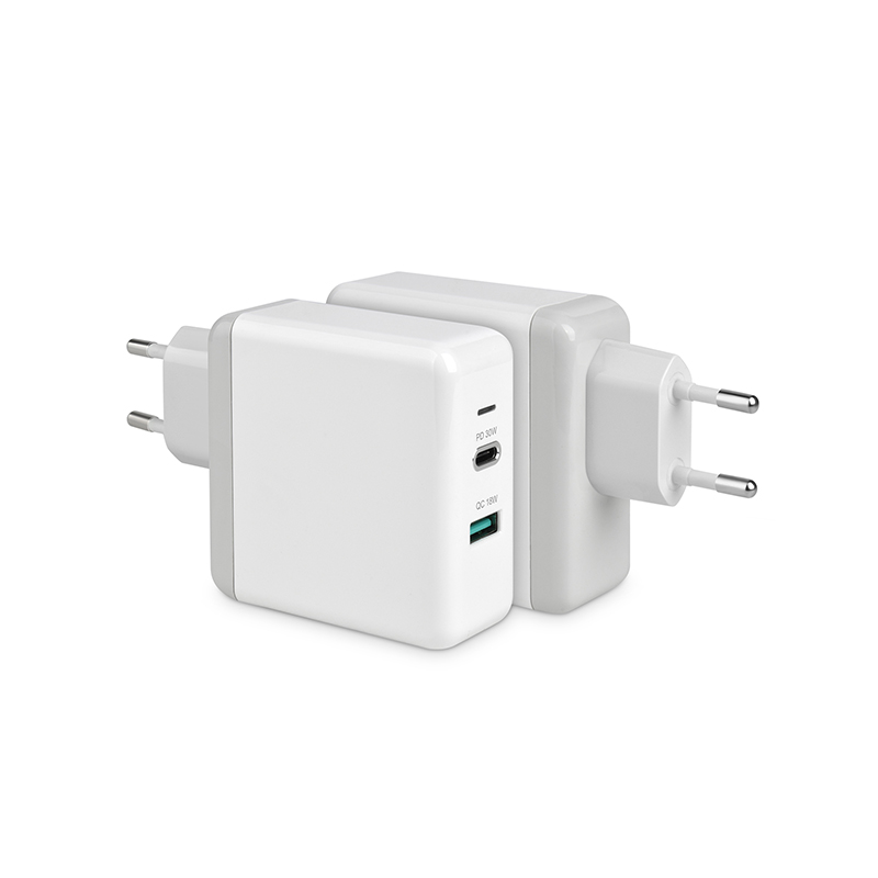 CARGADOR 48W REALES 1USB-C PD3.0 1USB-A QC3.0 CERTIFICADO USA
