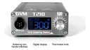 Soldador De Estaño Eléctrico Gvm T210 Gris Grafito