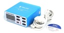 CARGADOR RELIFE RL-304P 6 USB 40W CON DISPLAY CON USB C